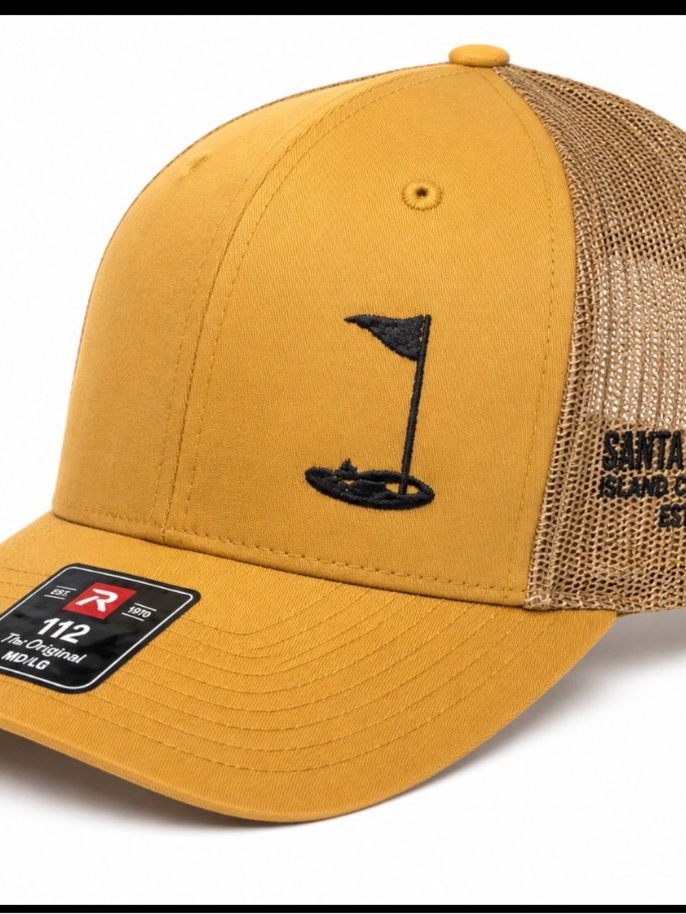 Richardson 112 Santa Catalina Island Conservancy Golf Trucker Hat Cap MD/LG New
